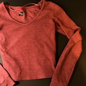 BDG fitted cropped long sleeve